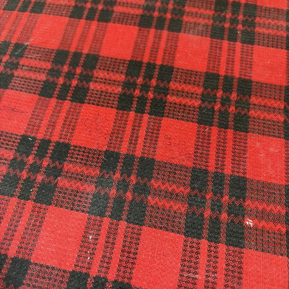 Vintage Tartan Plaid Child's Suitcase White Dove Brsnf Heirloom Distressed